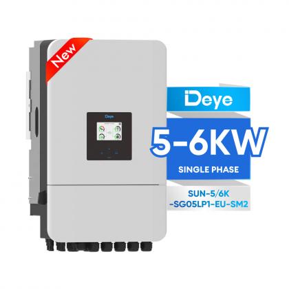 Deye Hybrid Solar Inverter 5Kw 6Kw Single Phase Solar Power Inverters