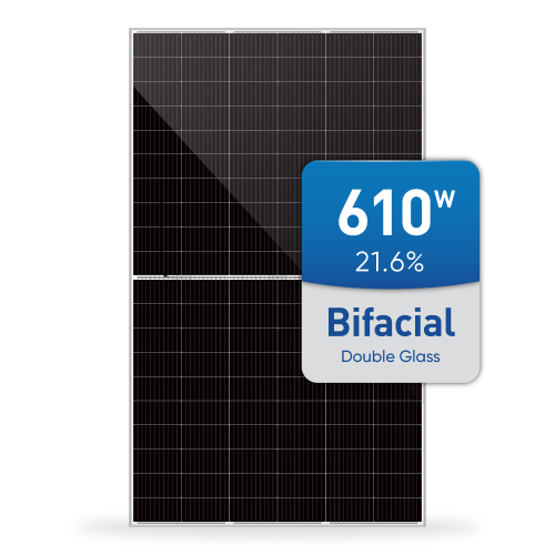 SunEvo 600W Bifacial Dual Glass Solar Momdule