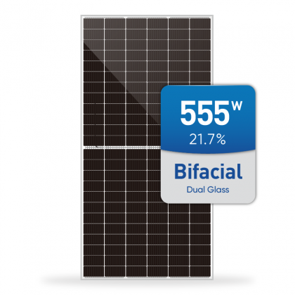SunEvo Bifacial Doule Glass 540-555W Solar Module