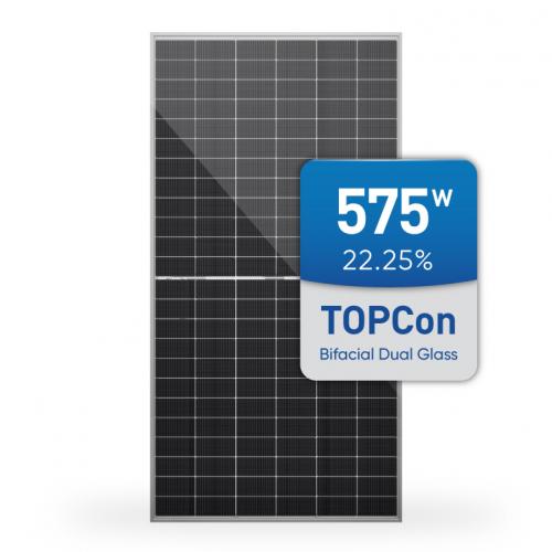 TOPCon Bifacial Dual Glass Solar Module 575W