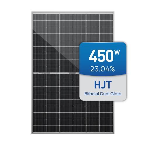 HJT Bifacial Dual Glass Solar Module 450W