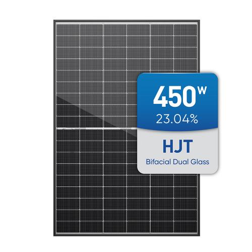 N-type HJT Bifacial Black Frame Dual Glass Solar Module