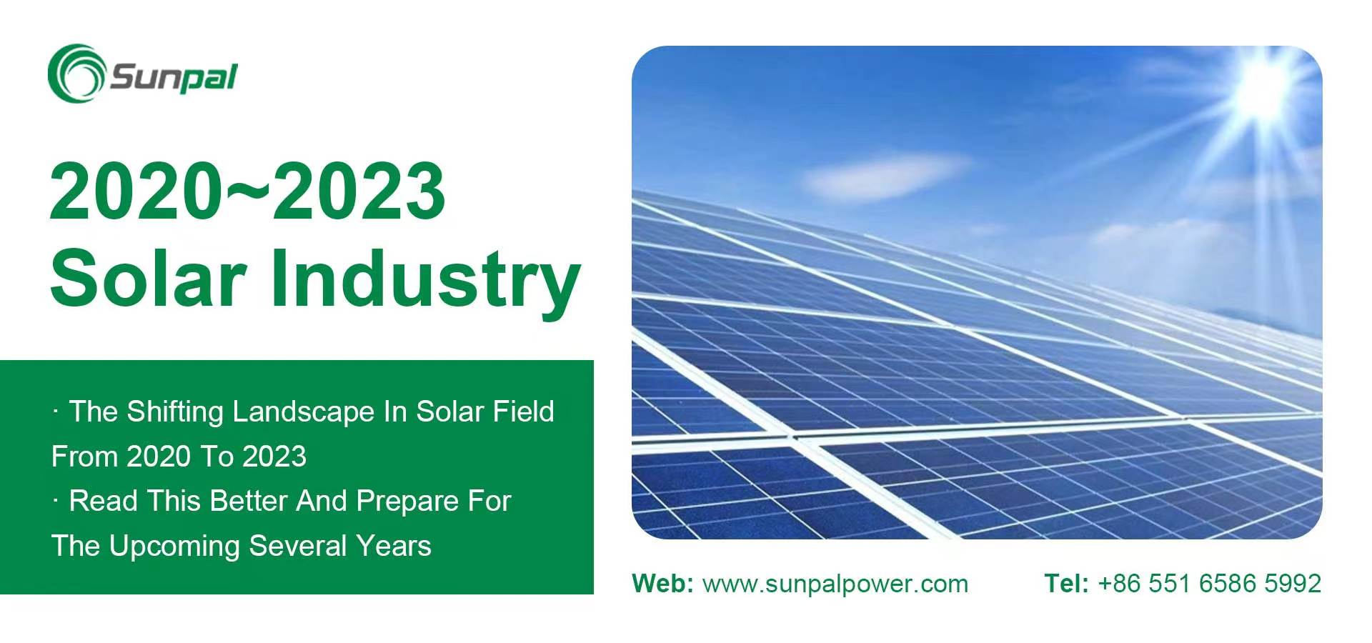 2020-2023 Analysis of the Solar Field's Shifting Landscape