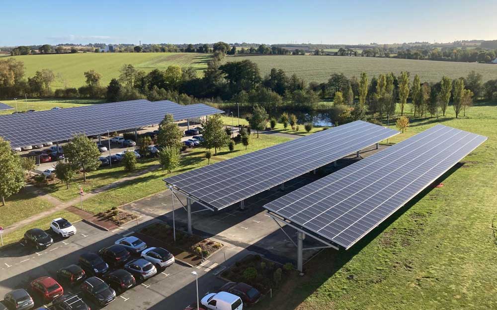 3MW Solar Carport in USA